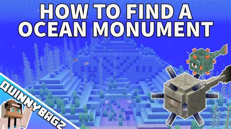 how to get an ocean monument map.